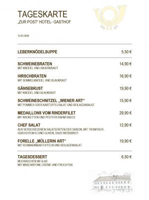 Karte für Sonntag, 13.03.26