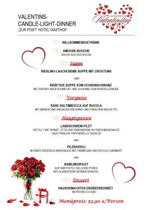 Karte zum Valentinstag 14. Februar 2026